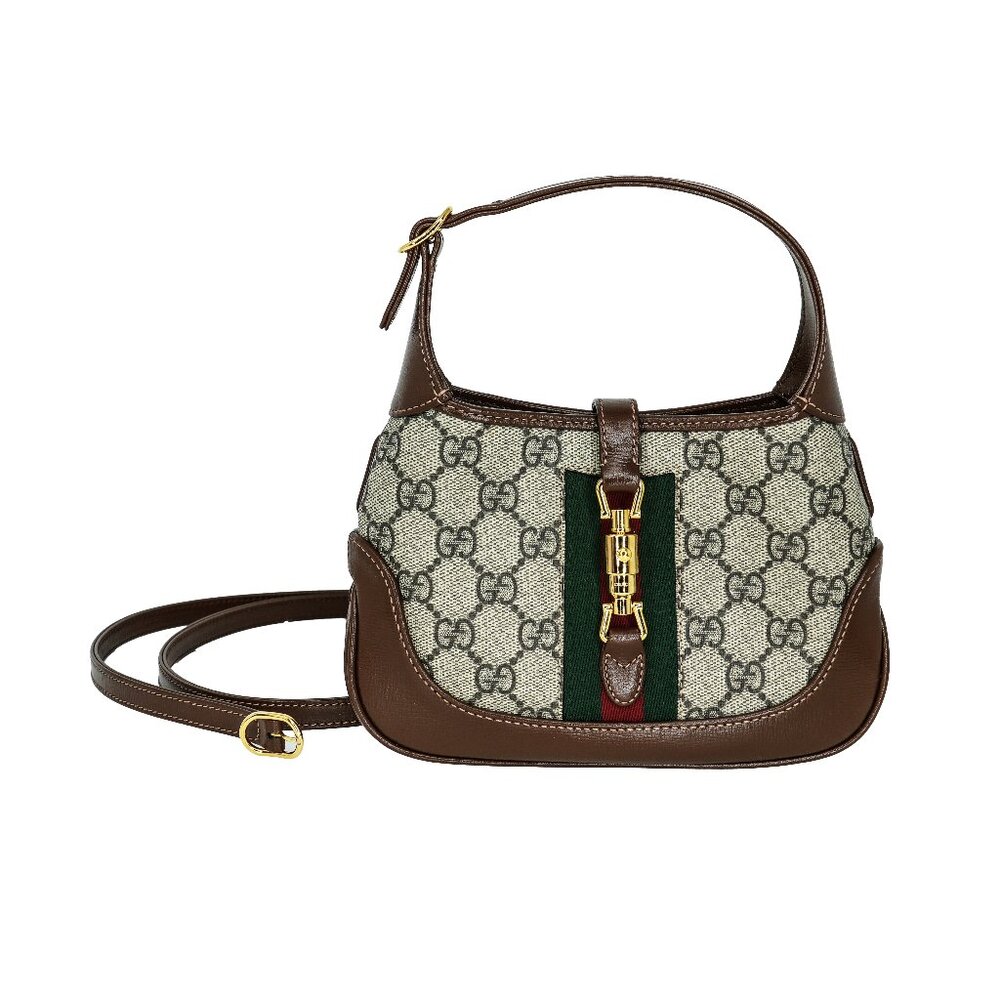 Gucci Jackie 1961 GG Supreme Mini Hobo Crossbody Bag